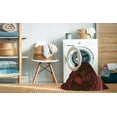 thumbnail image 2 of Ahgly Company Tapis Rectangulaire d'Intérieur Lavable en Machine Rouge Brun Transitionnel, 5 Pieds x 7 Pieds, 2 of 7