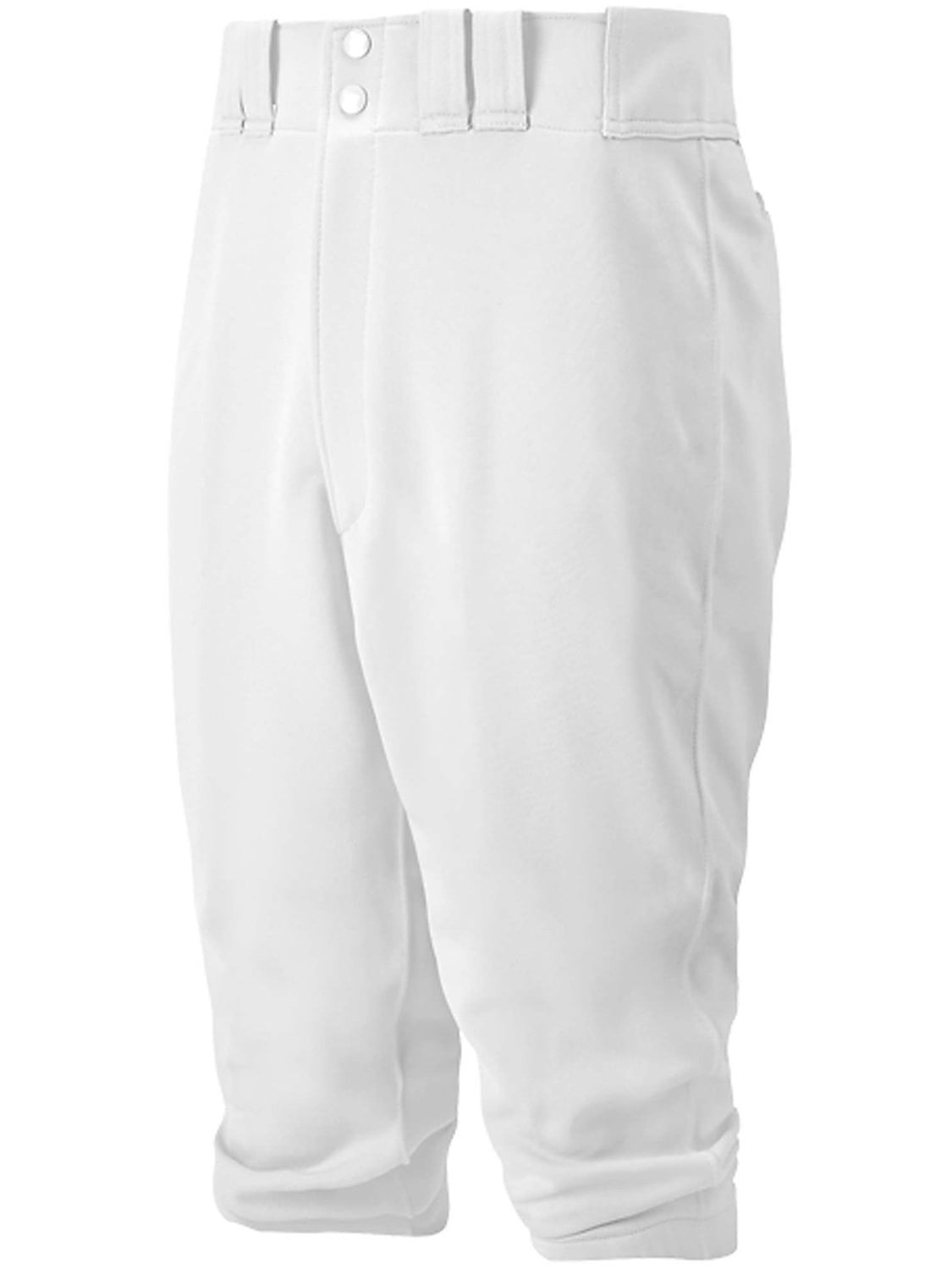 Youth Select Short Knicker Baseball Pant, Below the Knee Fit (White