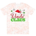 thumbnail image 3 of Inktastic Uncle Claus with Christmas Santa Hat and Snowflakes T-Shirt, 3 of 5