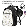 thumbnail image 2 of Balery Bee Print USB Charging Backpack for Men and Women - Water-Resistant, Anti-Theft Laptop Backpack with USB Port for Travel, Work, School, and College, 2 of 7