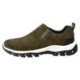 thumbnail image 4 of Pandaie Men's Slip on Loafer Walking Shoes Faux Suede Comfortable Lightweight Outdoor Hiking Sneakers Non Slip Casual Fashionable Work Shoe Size 7‑12, 4 of 4