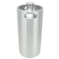 thumbnail image 3 of Mini barril de cerveza de acero inoxidable de 3,6 l con tapa para el hogar, hotel y enólogo., 3 of 14