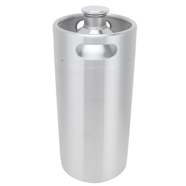 Mini Keg, Beer Keg Mini Beer Barrel 3.6L Brewing Keg Multipurpose For Home For Outdoors