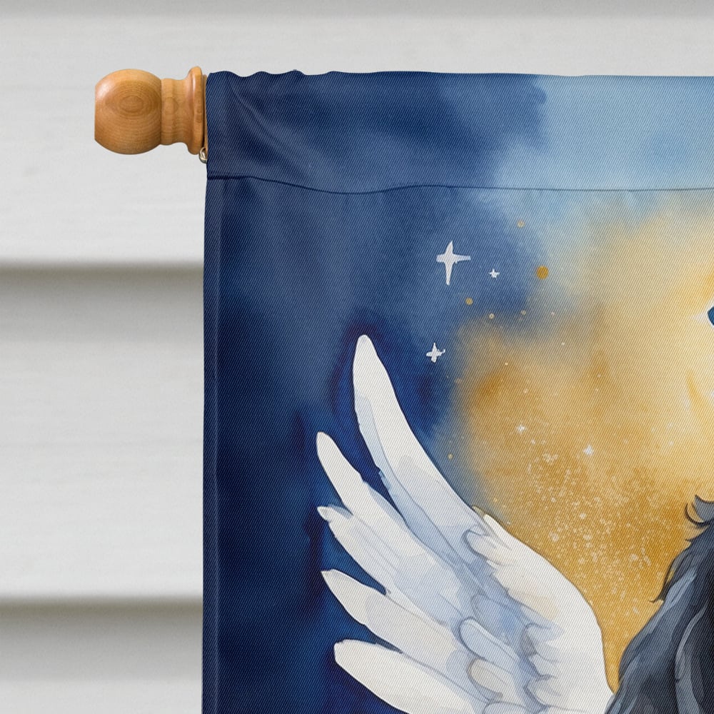 Bernedoodle My Angel House Flag 28 in x 40 in