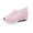 Pink, variant on Sneakers for Women Fashion Embroidery Floral Mesh Breathable Comfort Chunky Platform Hidden Wedge Sneakers Slip On Walking Work Shoes with Arch Support White 42(US-9)
