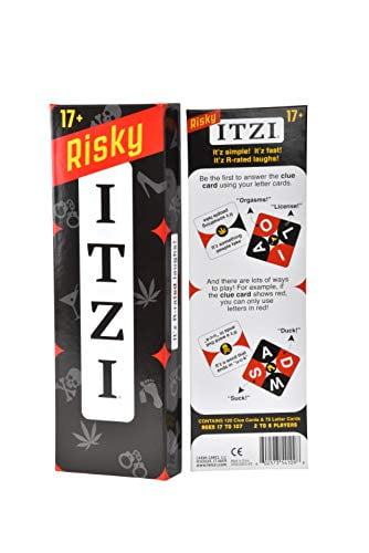 Adult Party Card Game for Ages 17+ Risky ITZI 
