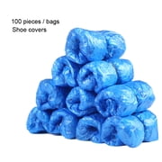 Global Care Market Disposable Protective Boot & Shoe Covers for dispensers, 100 Count, Blue, L