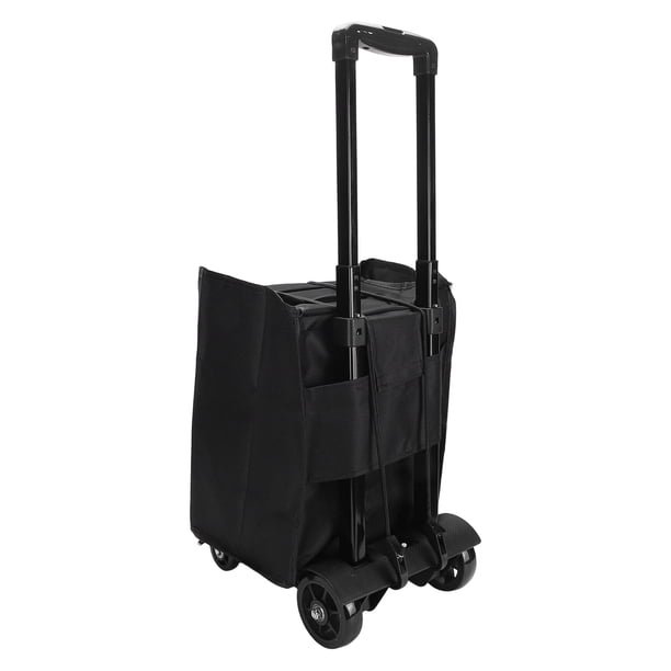 Carrito De Compras Para Comestibles, Carrito De Compras Plegable Con Ruedas, Carrito De Compras Con Telescópico Para Lavandería De Camping
