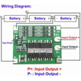 thumbnail image 3 of Wqlpp-2 Pcs 3S 11.1V 12.6V 25A avec Balance 18650 Batterie Lithium ion Protection PCB, 3 of 4