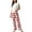 Red, variant on Besolor Womens Pajamas Casual Heart Print Crewneck Ruffle Sleeveless Tops and Pants 2 Piece Sets Sleepwear Pjs