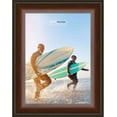 thumbnail image 3 of 13x19 Linear Brown Picture Frame - UV Acrylic, Foam Board Backing, Hanging Hardware, 3 of 7