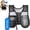 Black, variant on PORTHOLIC Running Vest for Women Men with 500ml/17oz Water Bottle |Adjustable Hydration Vest|Reflective |Lightweight |6 Pockets |Breathablefor Running Accessories for Hiking Running (Gray,Large)