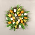 thumbnail image 7 of fsxdhpcsgfc Wicker Independence Day Ornament Realistic Decorative Wall Hanging Door Decorations Hanging Outdoor All Year above Decorations for Door Flower Door Hanger for Front Door Baby Heart Shaped, 7 of 7