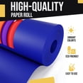 thumbnail image 2 of Crown Display Kraft Paper Roll Solid Print Blue 17.75" x 110 Ft, 2 of 5