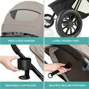 Evenflo Pivot Modular Travel System with LiteMax Infant Car Seat, Dusty Rose