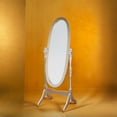 thumbnail image 5 of Full Length Mirror with Stand, Vintage Wood Cheval Mirror, Adjustable Freestanding Floor Mirror (Gold), 5 of 7