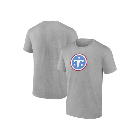 NFL Tennessee Titans Men's Cotton Gray Heather Short Sleeve T-Shirt