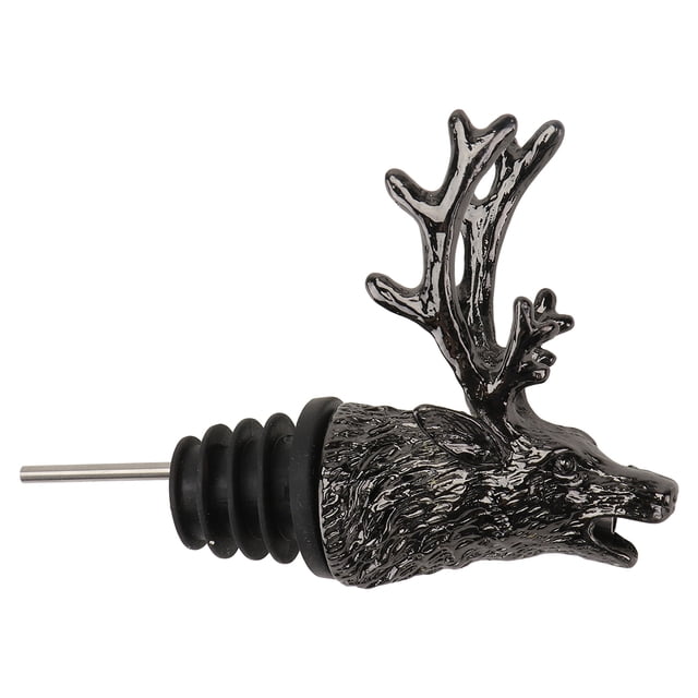 Weiweiguan Wine Pourer Deer Head Wine Bottle Pourer Creative Liquor Pourer Reusable Pourer