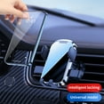 thumbnail image 4 of Tgbvmt Car Phone Mount, Horizontal & Vertical Rotation, Gravity Locking Clamp, Stable Bracket with ABS Hook Clip for Phones, Adjustable Viewing Angle for Safe Hands-Free Driving in Vehicle, 4 of 9
