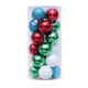 thumbnail image 1 of 24 x 4 cm Adornos navideños Bolas navideñas colgantes Kit de decoración del árbol de Navidad Adepaton CPB-SSW222-2, 1 of 5