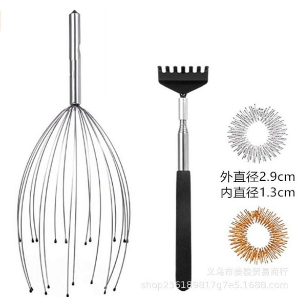 Langgg Stainless steel wire head massager octopus scalp massage claws 20 claws