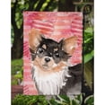 thumbnail image 3 of Long Haired Chihuahua Love Garden Flag, 3 of 5