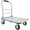 Silver & Yellow, variant on Memoryfield Heavy Duty Folding Platform Truck, 36" x 24" Flatbed Cart, 2000 lb Capacity with 6" Swivel Brake Casters for Warehouse & Moving, Silver