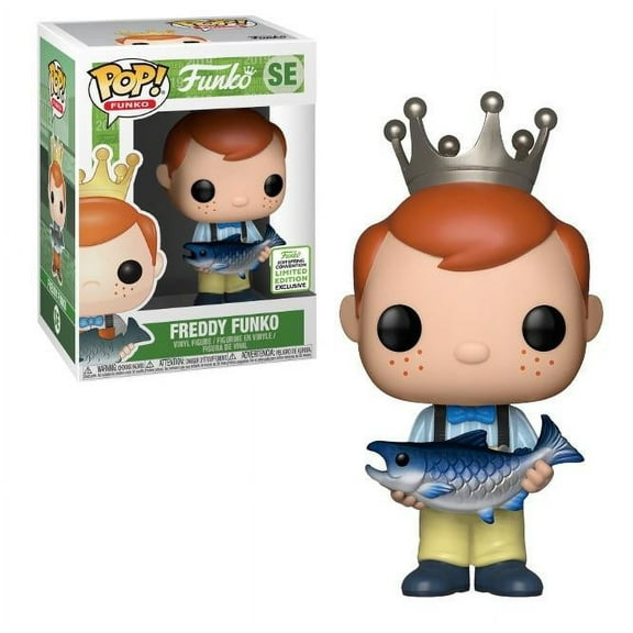 Funko Pop! Vinyl Figure - Funko SE - Freddy Funko w/ Fish [Yellow