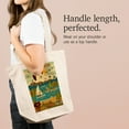 thumbnail image 2 of Tote Bag, Lake Tahoe, California, Sierra Nevada, Geometric, Unisex, Reusable, Washable Canvas, Unique Art, 2 of 7