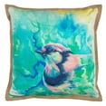 thumbnail image 1 of Rizzy Home Watercolor Painted Bird Decorative Pillow, 1 of 1