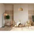 thumbnail image 2 of Adesso Amalfi 65" Black Task Floor Lamp with Black Dome Shade, 2 of 5
