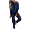 thumbnail image 2 of up to 60% off Gifts Usmixi Womens Casual Tracksuits Fall Winter Long Sleeve Pullover Sweatshirt and Sweatpants Set 2 Piece Outfits Lounge Jogger Sets Clearance under $5, 2 of 6