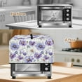 thumbnail image 3 of TSOVTHRID Violet Daisy White Print Microwave Oven Cover Dust-Proof Microwave Oven Grill Cover Protector Universal Kitchen Appliance Protector Dirt Fingerprint Protection, 20.9"W x 15.7"D x 12.4"H, L, 3 of 7