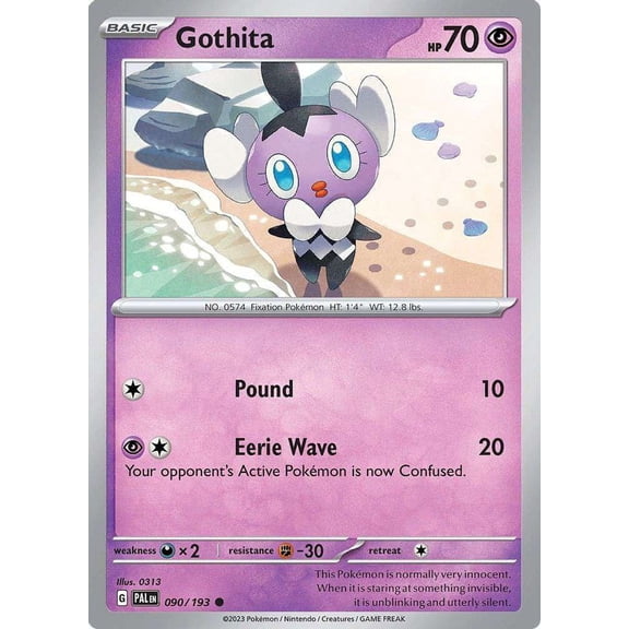Pokemon Paldea Evolved Common Gothita #90