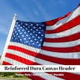thumbnail image 4 of American Flag 3x5 ft Embroidered Outdoor USA Heavy Duty Flags Durable Double Stitched UV Protected, 4 of 6