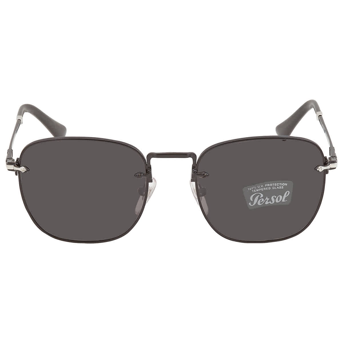 Persol Men's Square Sunglasses - Black