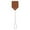 Brown, variant on Leather Fly Swatter, Heavy Duty Manual Pest Control, Durable Stainless Steel Handle, 17.5 Inches Length, Crack Proof Design, Washable, Effective For Flies Insects (Black)