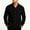 Black, variant on Men's Waffle Knit Jacket Lapel Collar Loose Fit Relaxed Solid Color Pockets Long Sleeve Casual Fashion Everyday Soft Lightweight Coat Outerwear Windcheater for Men
