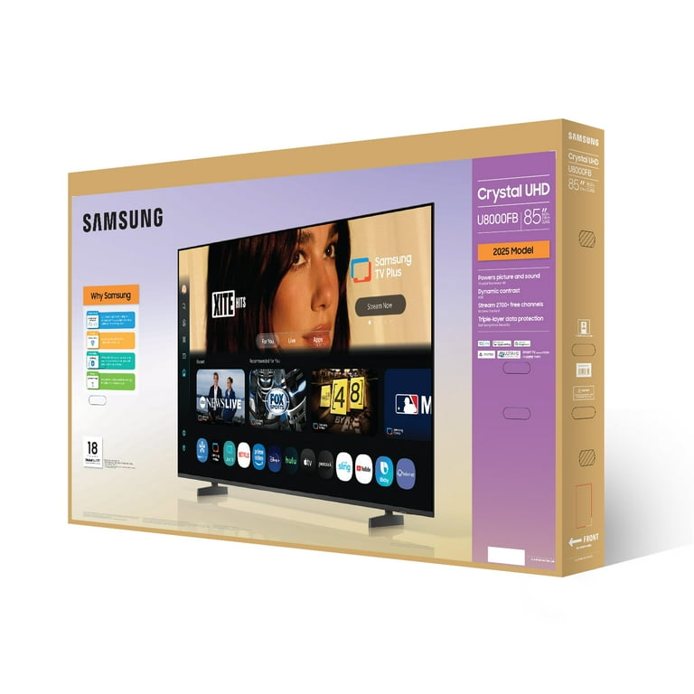 SAMSUNG - ustad Samsung 58” Class U8000F Series Crystal UHD 4K Smart Tizen