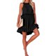 thumbnail image 1 of WILLBEST Vestido De Mujer Elegante Top De Verano Sin Mangas Con Ribete De Volantes Para Uso Diario Y Vacaciones Ideal Para Todas Las Estaciones Lavable A Máquina Y A Mano, 1 of 3