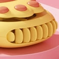 thumbnail image 3 of Bonito ventilador de cuello colgante con forma de pata de gato, enfriador pequeño portátil de mano con carga USB Fokelyi LRWJ799-3, 3 of 7