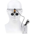 thumbnail image 6 of NSKI 3.5X Loupes Magnifying Glasses + 5W Lamp Belt Clip Type with Filter Aluminum Box (Silver), 6 of 16