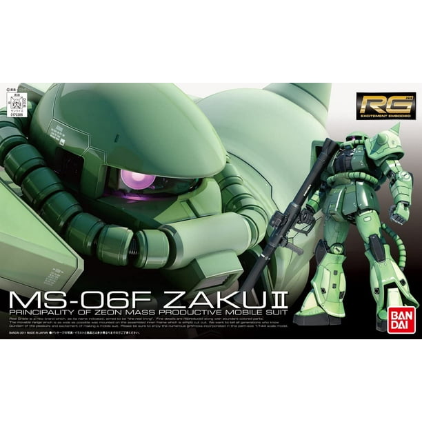 Bandai 4 Ms 06f Zaku Ii Rg 1 144 Model Kit Walmart Com Bandai 4 Ms 06f Zaku Ii Rg 1 144 Model Kit Walmart Com