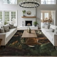 thumbnail image 3 of 5x8 Area Rugs for Living Room, Autumn Deer Non Slip Area Rugs for Kitchen Bedroom Entryway, Forest River Elk Vintage Washable Carpet Runner Rug Floor Mats for Bedroom Home Decor, 3 of 9