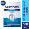 Mucinex 12 hour Chest Congestion Relief | Extended-Release tablets | 100 count