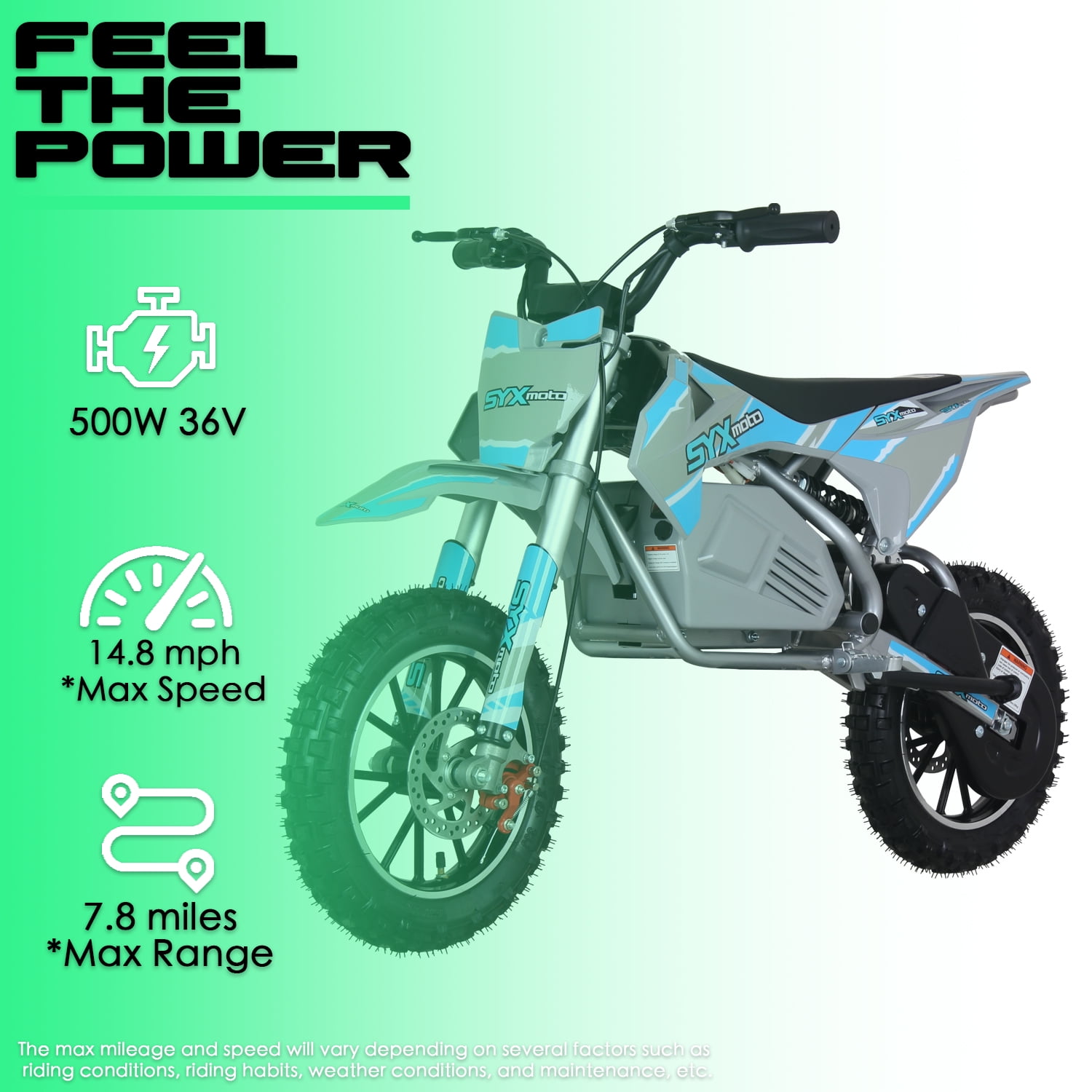 Moto Eléctrica Niños 500W y 36V - MiniMx Store :: Pit Bikes - Dax - Motos  de Niños - Repuestos y Accesorios