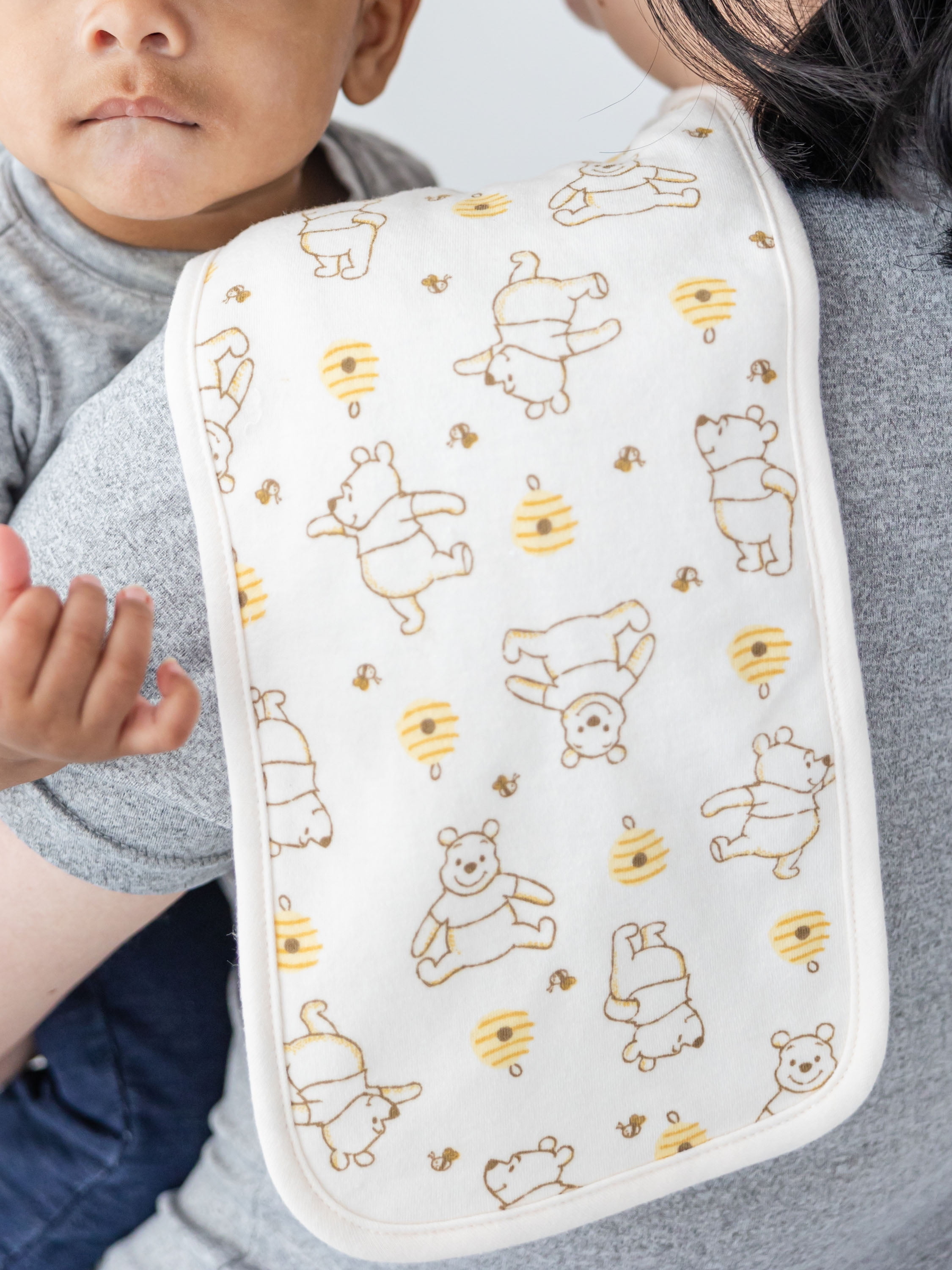 Disney Winnie The Pooh 3 Pack Unisex Newborn Burp Cloth