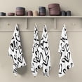 thumbnail image 2 of Dreamtimes Black and White Heart Kitchen Towels 4 Pcs Dish Towels Dishcloth Tea Towel 28x18 Inch, 2 of 5