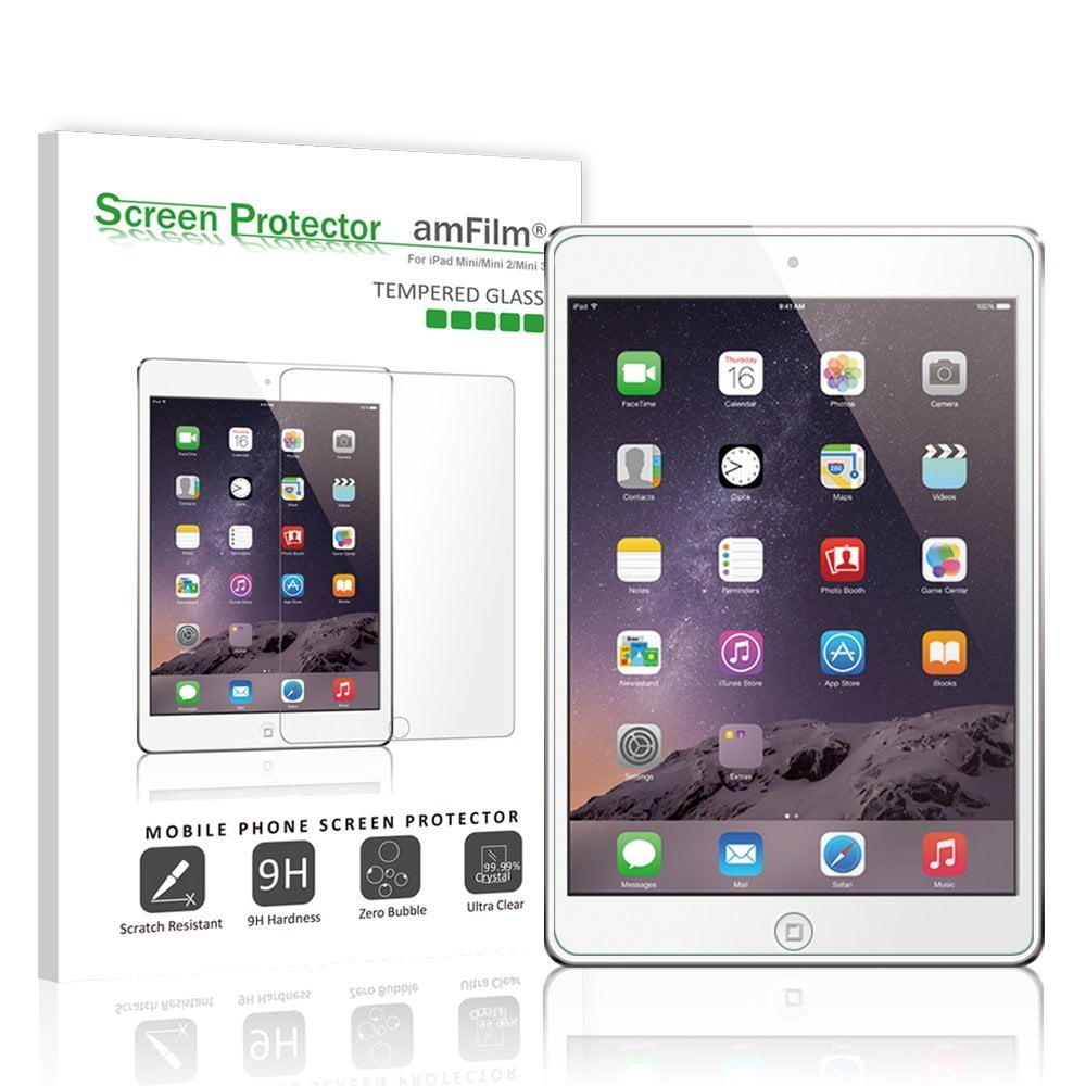 5 Screen Protector Tempered Glass For iPad MINI 4 ULTRA CLEAR  PREMIUM FAST 