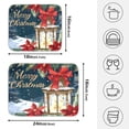 thumbnail image 2 of Ryvnso Poinsettia Dish Drying Mat for Kitchen Countertop 18x24 Large Dish Pad Drainer Rack Dish Sink Mats, 2 of 7